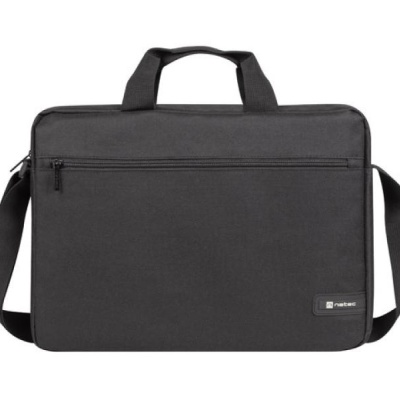 Geanta laptop Natec Wallaroo 2, compatibilitate dimensiune laptop 15.6", 1 compartiment, material Polyester 300D, negru