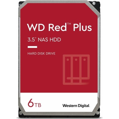 HDD NAS WD Red Plus, 6TB, 5400 RPM, 256MB, SATA III
