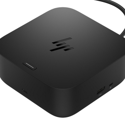 HP USB-C Dock G6 100W, Porturi: 2x USB Type-C (data & 15W USB Power Delivery)/ 1x USB Type-A 10Gbs/ 2x USB Type-A 5Gbs/ 2x DisplayPort 1.4/ 1x RJ-45/ 1x HDMI 2.1, Dimensiuni: 12.1 x 12.1 x 5.1 cm, Greutate: 0.68Kg, 3yw - Img 4