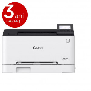 Imprimanta laser color Canon LBP631Cw, dimensiune A4, vitezamax 18ppm, rezolutie 1200x1200dpi, processor:800MHz x 2, memorie 1GB, alimentare hartie 250 coli, limbaj de printare:UFRII, volum de printare max 30000pagini/luna, interfata USB 2.0, Ethernet,