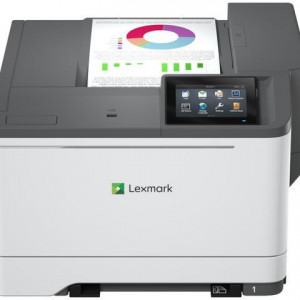 Imprimanta laser color Lexmark CS632dwe, A4, Grup de lucru mediu,Ecran tactil color Lexmark e-Task de 4,3 inchi (10,9 cm),Manipulare hârtie inclusă 170-Sheet Output Bin, Unitate duplex integrată, Single sheet multipurpose feeder, 250-Sheet Tray,Porturi