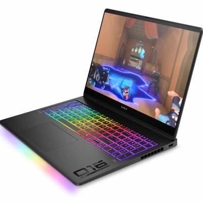 Laptop HP OMEN 16-ah0005nn cu procesor Intel Core U7-255HX 20-Core (2.4GHz, up to 5.2GHz, 30MB), 16.0 inch WQXGA, NVIDIA GeForce RTX 5080 16GB, 64GB DDR5, SSD, 1TB PCIe Gen4 NVMe, Free DOS, Shadow Black - Img 2