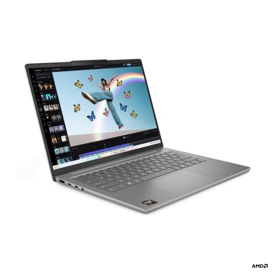 Laptop Lenovo IdeaPad Slim 5 14AKP10, 14" WUXGA (1920x1200) OLED 400nits Glossy, 100% DCI-P3, DisplayHDR™ True Black 500, AMD Ryzen™ AI 7 350 (8C / 16T, 2.0 / 5.0GHz, 8MB L2 / 16MB L3), video Integrated AMD Radeon™ 860M Graphics, RAM 2x 16GB SO-DIMM - Img 4
