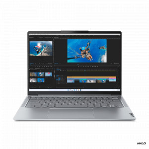 Laptop Lenovo Yoga Slim 6 14APU8, 14" WUXGA (1920x1200) OLED 400nits Glossy, 100% DCI-P3, 60Hz, Eyesafe®, Dolby® Vision™, DisplayHDR™ True Black 500, AMD Ryzen™ 7 7840U (8C / 16T, 3.3 / 5.1GHz, 8MB L2 / 16MB L3), video Integrated AMD Radeon™ 780M