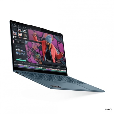 Laptop Lenovo Yoga Slim 7 14AKP10, 14" WUXGA (1920x1200) OLED 600nits (peak) / 400nits (typical) Glossy, 100% DCI-P3, 60Hz, Eyesafe®, Dolby Vision®, DisplayHDR™ True Black 500, X-Rite®, AMD Ryzen™ AI 7 350 (8C / 16T, 2.0 / 5.0GHz, 8MB L2 / 16MB L3), - Img 3