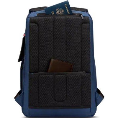 Lenovo ThinkPad Executive 16" Backpack, 22L capacity, 36.2 x 25.3 x 2.2 cm, 1.8kg, Outside Fabric Material: polyester 88%, leather 12%, Navy - Img 7