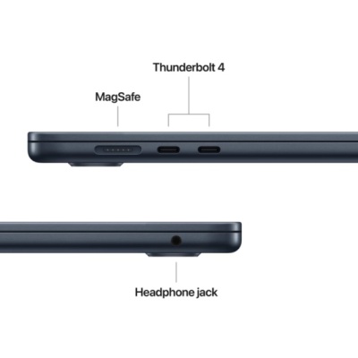 MacBook Air 15.3" Retina/Apple M4 (CPU 10-core, GPU 10-core, Neural Engine16-core)/16GB/512GB - Midnight - US English (Cto from MW1M3RO/A) - Img 6