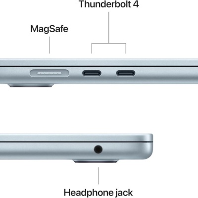 MacBook Air 15.3" Retina/Apple M4 (CPU 10-core, GPU 10-core, Neural Engine16-core)/32GB/1TB - Silver - INT KB (2025) (Cto from MC6J4RO/A) - Img 2