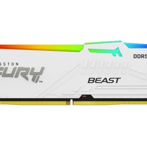 Memorie KINGSTON 32GB DDR5 6000MHz CL30 Dual Channel Kit FURY Beast RGB White - Img 4