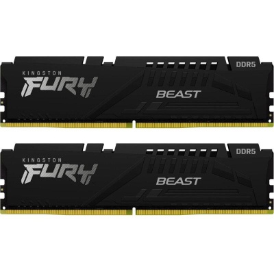 Memorie RAM Kingston DDR5 32GB 6000Mhz CL30 1.4V Dual Channel Kit Fury Beast Black EXPO