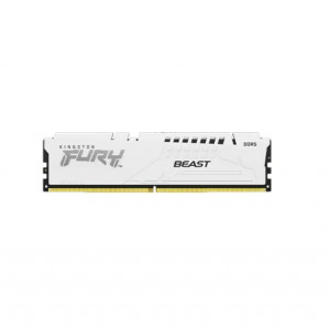 Memorie RAM Kingston, DIMM, DDR5, 32GB, 6000MHz, CL36, 1.35V, FURY Beast White