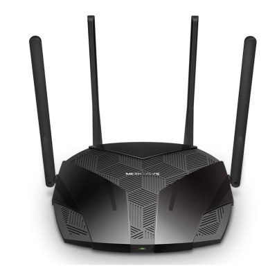 Mercusys Router, AX3000, MU-MIMO, Dual-Band, WPA3, Standarde wireless: Wi-Fi 802.11ax/ac/a/b/g/n, Rata semnal: 2402 Mbps (5 GHz) + 574 Mbps (2.4 GHz), Securitate Wireless: WEP, WPA / WPA2-Personal, WPA2 / WPA3-Personal, Interfață: 1× Port WAN Gigabit +