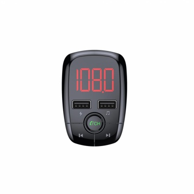 Modulator FM Serioux ABFM50, Bluetooth 5.0 , raza actiune de până la 5 m, voltaj intrare: 1x DC 12V/24V ,2 porturi USB: 1x USB DC5V 2.4A Max 1 x USB audio (pana la 32 GB), slot MicroSD (pana la 32 GB), format muzica: MP3/WMA/WAV, frecvența FM: 87.5MHz - - Img 6