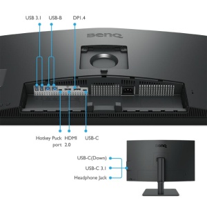 MONITOR BENQ PD2705U 27 inch, Panel Type: IPS, Backlight: LED backlight ,Resolution: 3840x2160, Aspect Ratio: 16:9, Refresh Rate:60Hz, Responsetime GtG: 5ms(GtG), Brightness: 250 cd/m², Contrast (static): 1200:1,Viewing angle: 178°/178°, Color Gamut - Img 8