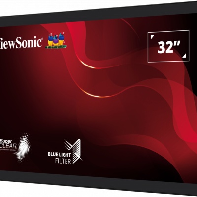 Monitor ViewSonic 32" TD3207, Touch: 10pts, Diagonal (inch): 32, Diagonal (cm): 81, Aspect ratio: 16:9, Panel: VA, Resolution: 1920x1080, Refresh Rate: 60Hz, Response time GtG: 5ms, Brightness (max): 450 cd/m², Contrast (static) : 3000:1, Contrast - Img 2