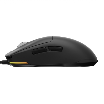 Mouse gaming cu fir Genesis Krypton 660, interfata USB, 12000 DPI, 6 butoane, iluminare RGB, negru - Img 7