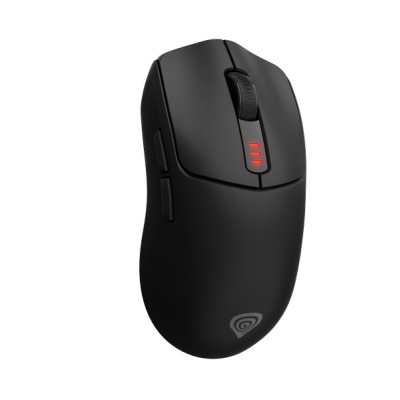 Mouse gaming wireless Gensesis Zircon 500 G2, senzor optic, interfata USB, rezolutie maxima 10000 DPI, numar butoane 6,switch mecanic Huano Purple 90M, maximum frame rate 4 600 FPS, negru