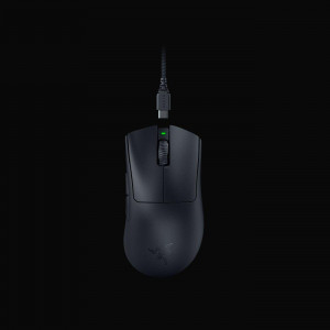 Mouse Razer DeathAdder V3 Pro optic, numar butoane progamabile 5, rezolutie 30000 DPI, negru, include Dongle wireless HyperPolling