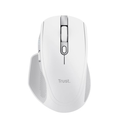 Mouse Trust Ozaa+, wireless RF 2.4GHz, bluetooth, conectivitate USB 1.1, 2.0, 3.0, rezolutie maxima 3200 DPI, alb - Img 9