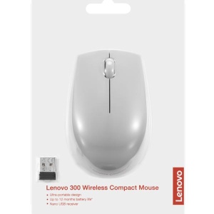Mouse wireless Lenovo 300, Arctic Grey - Img 7