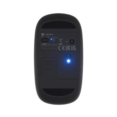 Mouse wireless Natec Lark, rezolutie 400DPI, 3 butoane, baterii 1x AA, negru - Img 4