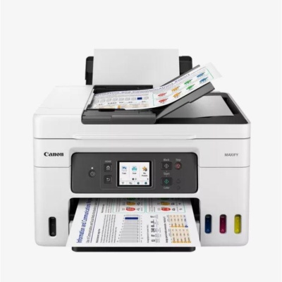 Multifunctional inkjet color Canon Maxify GX4040, ( Print, Copy,Scan,Fax, Cloud), dimensiune A4 , duplex printare si scanare, ADF 35 coli, viteza 18 Ipm alb-negru, 13 Ipm color, rezolutie 600X1200 dpi, alimentare hartie 250 +100 coli, Scanner CIS, - Img 3