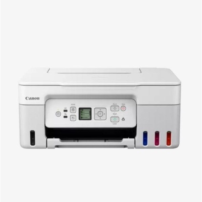 "Multifunctional inkjet color CISS Canon PIXMA G3470 White, dimensiune A4(Printare, Copiere, Scanare), viteza imprimare 11ipm alb-negru, 6ipm color,rezolutie printare 4800x1200 dpi, imprimare fara margini, alimentarehartie 100 coli, scanner CIS rezolutie - Img 3