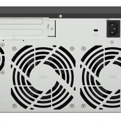 NAS QNAP 873A 8-Bay, CPU AMD Ryzen V1000 series V1500B 4C/8T 2.2GHz, RAM 8GB (1x 8GB) DDR4 (2 x SODIMM slots, max. 64GB, suport optional ECC RAM), 8x 2.5/3.5 SATA 6Gbps, 2x M.2 2280 NVMe PCIe Gen3 x1 HDD (neincluse), LAN: 2 x 2.5GbE (optional port 10GbE - Img 2