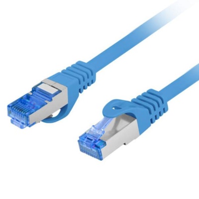 Patch cord Cat.6A S/FTP LSZH CCA, lungime 15 m, AWG 26, bl