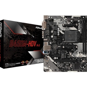 Placa de baza ASRock B450M-HDV R4.0, Socket AM4