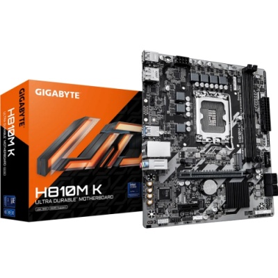Placa de Baza GIGABYTE H810M K LGA1851, 2x DDR5, 1x DP 1x HDMI, 1x PCIE 4.0 x16 1x PCIE 3.0 x1, 1x M.2, 4x SATA 6GB/s, mATX - Img 6