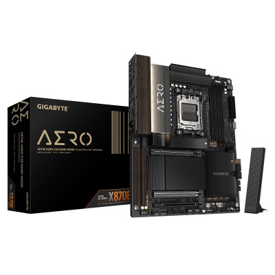 Placa de baza Gigabyte X870E AERO X3D DARK WOOD, Socket AM5, DDR5, ATX
