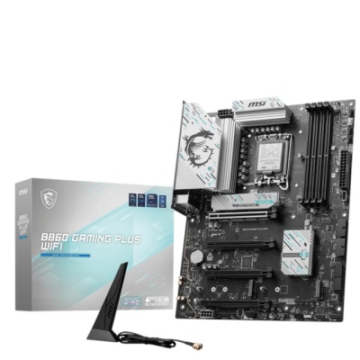 Placa de Baza MSI B860 GAMING PLUS WIFI LGA1851, 4x DDR5, 1x HDMI 1x DP 1x Type-C DP, 4x PCIE x16, 3x M.2, 4x SATA 6GB/s, ATX - Img 6