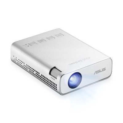 Proiector ASUS ZenBeam E1R, DLP LED 30.000 ore, WVGA 854* 480, up to FHD 1920* 1080, 200 lumeni, 500:1, distanta maxima de proiectie 3.7 m, dimensiune maxima imagine 120", boxa 2W, HDMI, USB Power output 5V/1A, USB WiFi dongle, dongle wifi inclus, 310 g, - Img 3