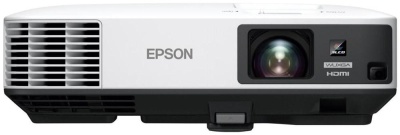 Proiector Epson EB-2250U, 3LCD, 5.000 lumeni/ 3.800 Eco mode, WUXGA 1920 * 1200, 16:10, 15.000:1, lampa 5.000 ore/ 10.000 ore Ecomode, zoom 1.6, dimensiune maxima imagine 300", distant5a maxima de proiectie 9 m, USB 2.0-A, USB 2.0, RS-232C, Ethernet