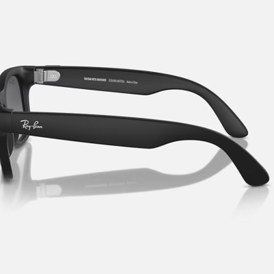 Ray-Ban Meta Wayfarer AI Glasses Matte Black/Polar Gradient Graphite - Img 3