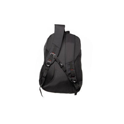 Rucsac Spacer Chicago pentru notebook de max. 17″, 3 compartimente, buzunar frontal, buzunar lateral x 2,2 manere, waterproof, poliester, negru - Img 4
