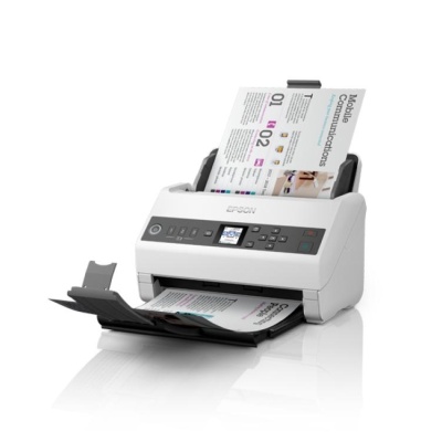Scanner Epson DS-730N, dimensiune A4, tip sheetfed, viteza scanare: 40 ppm alb-negru si color, rezolutie optica 1200dpi, ADF Single Pass 100 pagini, duplex, Scan to Email, Scan to FTP, Scan to Web folders, Scan to Network folders, software: Epson Device - Img 5