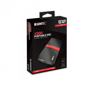 SSD extern Emtec,GX200, 512GB, USB 3.1, Black