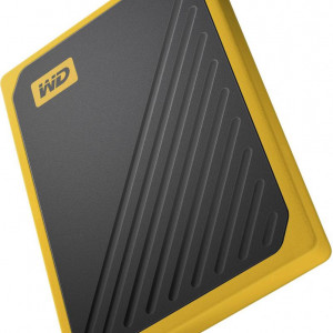 SSD Extern WD My Passport Go, 500GB, negru si portocaliu, USB 3.0