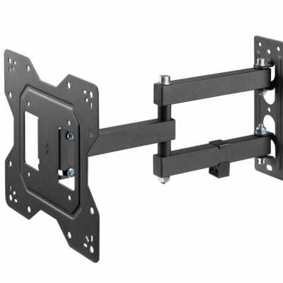 Suport de perete Akai cu inclinatie +3/-10°, diagonala display 23"-43", VESA min. 100x100, VESA max. 200x200, suporta pana la 30kg, distanta fata de perete MAX 378mm, negru - Img 2