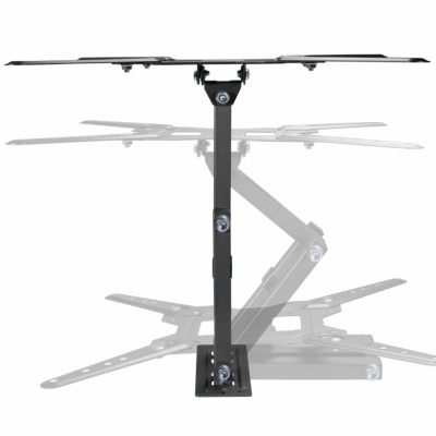 Suport TV Serioux LCD/LED, TV68-443, compatibilitate dimensiune ecran 23"-55", material otel, VESA:100x100, 100x200, 200x100, 200x200, 300x200, 400x200, 300x300, 400x300, 400x400, greutate maximă suportata: 30 kg, profil: 60~382mm, inclinare: ＋3°～-10°, - Img 7