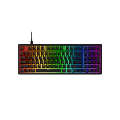 Tastatura gaming HyperX Origins 21800, membrana, lungime cablu 1.8m, iluminare RGB (16,777,216 colors), polling rate 8000 Hz, negru
