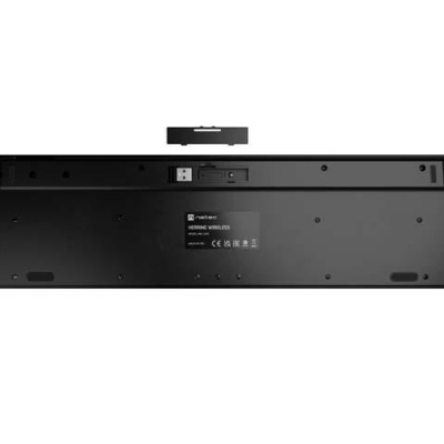 Tastatura wireless Natec Herring, tip membrana, 105 taste, negru - Img 5