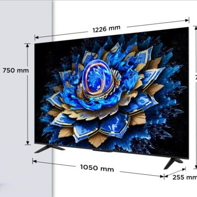 Televizor TCL QLED 55T69C, 138 cm, Smart Google TV, 4K Ultra HD, (Model 2025) - Img 2