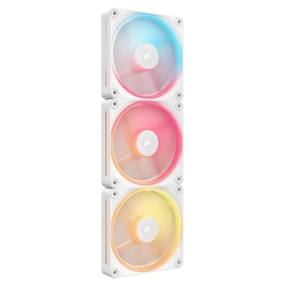 Ventilatoare Carcasa CORSAIR iCUE LINK LX120 REVERSE 3x120mm RGB ALB - Img 2