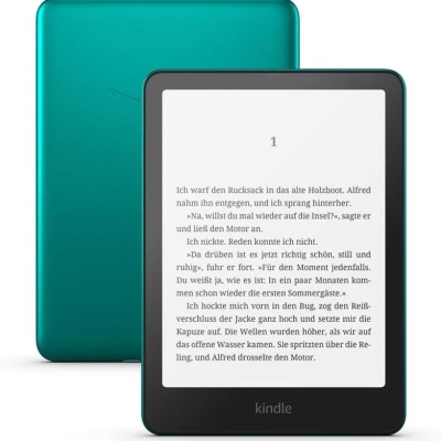 Amazon Kindle Paperwhite Signature Edition. Display diagonal: 17.8 cm (7"), Technology: E Paper. Document formats supported: AZW, AZW3, DOC, DOCX, EPUB, HTML, MOBI, PDF, RTF, TXT, Audio formats supported: AAX, Image formats supported: BMP, GIF, JPEG,