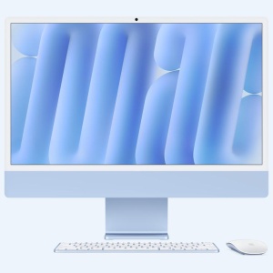 Apple iMAC 24" Retina 4.5k/ Apple M4 (CPU 10-core, GPU 10-core, Neural Engine16-core)/24GB/1TB - Blue - INT KB (2024) (Cto from MD2T4RO/A)