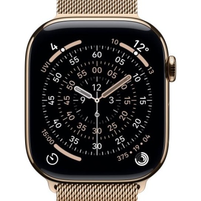 Apple Watch 46mm Gold Milanese Loop - M/L