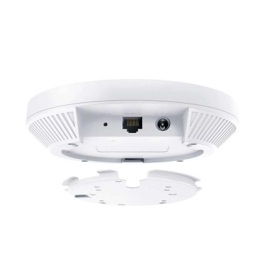AX1800 Ceiling Mount Dual-Band Wi-Fi 6 Access Point PORT:1× Gigabit RJ45 Port SPEED:574Mbps at 2.4 GHz + 1201 Mbps at 5 GHz FEATURE: 802.3at POE and 12V DC (Power Adapter is not included), 2 ×Internal Antennas, MU-MIMO, Seamless Roaming, Band Steering, - Img 3